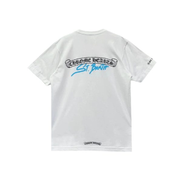 Chrome Hearts Logo Del Rotolo Di St. Barth T Shirt