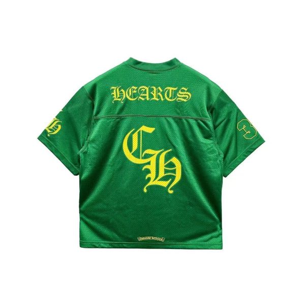 Chrome Hearts Maglia da hockey su ghiaccio verde Tee